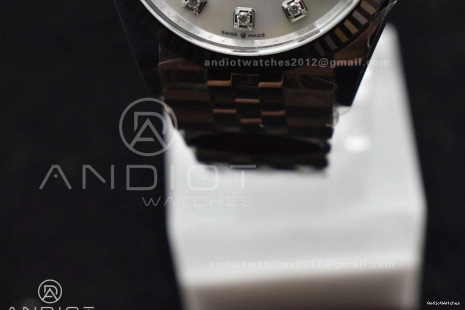 Bracelet Steel Diamonds Chic 126234 Edition Jubilee 904L VR 1:1 DateJust 570 on Clean 36 White Best MOP Dial 0322